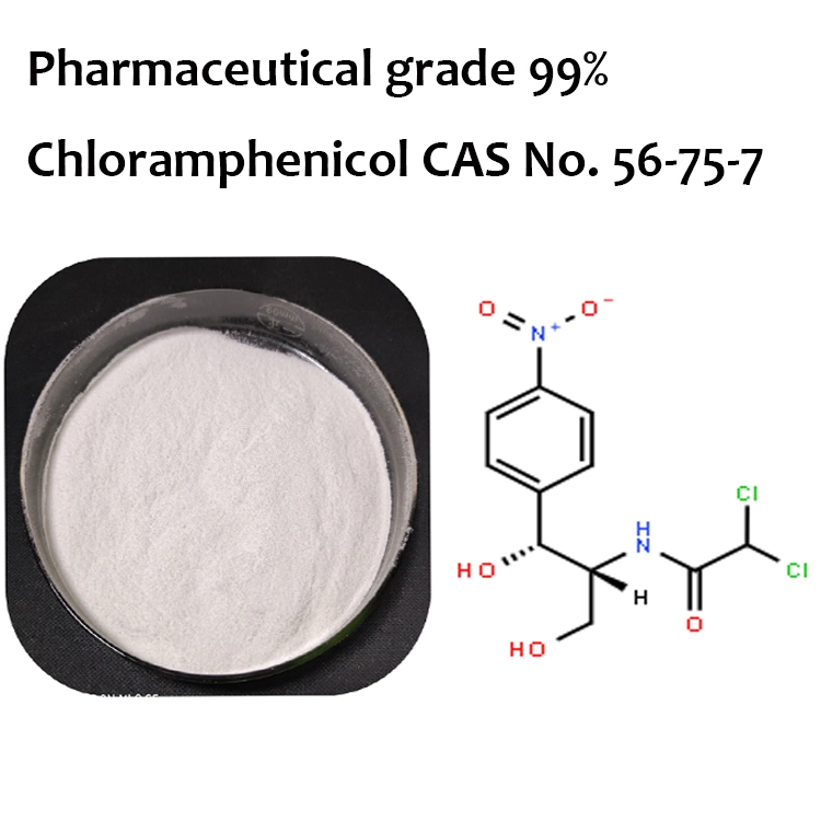 Factory Price Chloramphenicol Raw Material Chloramphenicol 56-75-7 with Fast and Safe Delivery