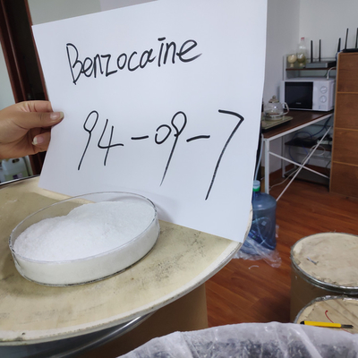 Pharmaceutical Materials Cas 94-09-7 Pure Bulk Benzocaine Powder DDP