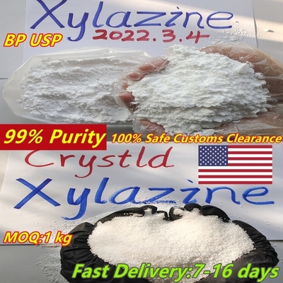 whatsaspp:+86 15512120776 Xylazine Hydrochloride Powder / Xylazine High Purity 99.9% CAS 7361-61-7/23076-35-9